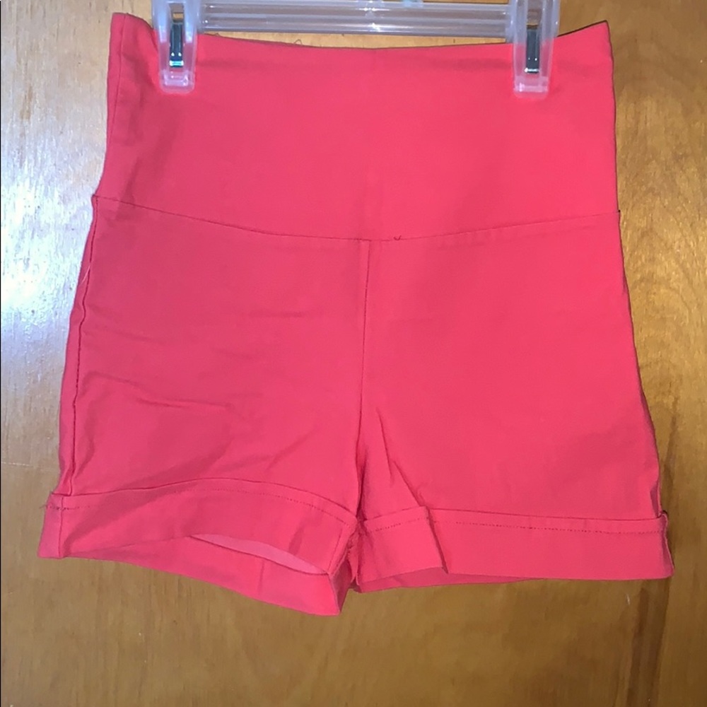 High waist dress shorts